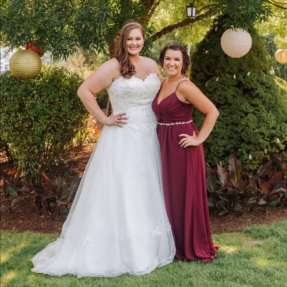 David’s Bridal Bridesmaid Dress